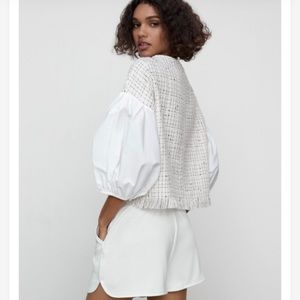 Zara combination textured Top